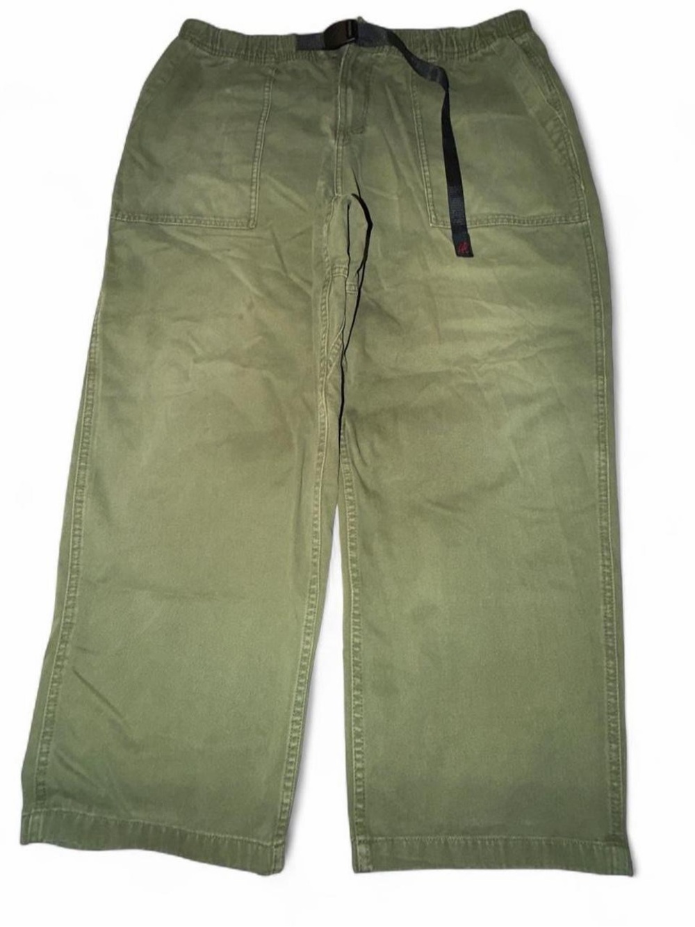 Gramicci Classic Adjustable Waist Pants XL Olive Green